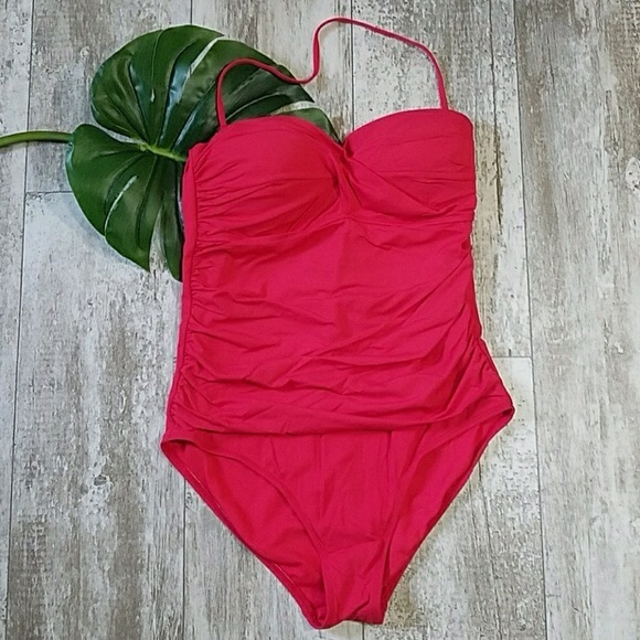 Liz Claiborne Other - LIZ CLAIBORNE SWIMWEAR  ONE PIECE RED SIZE 16